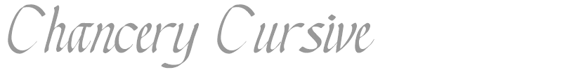 Chancery Cursive